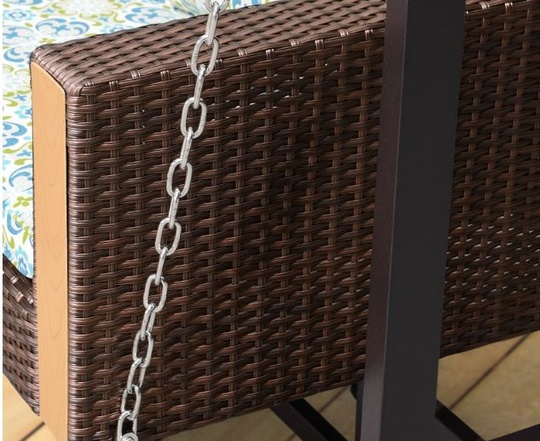 Качели садовые из ротанга Swing Way