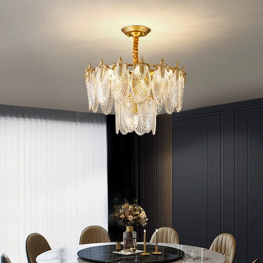 Люстра подвесная, медный, стекло, AUTOP 40*36, металл, E14.