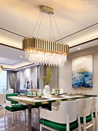 Люстра подвесная, медный, кристалл, BONNIE 120*35, металл, E14.