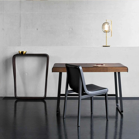 Настольная лампа EWAN  18*55, бронза, металл,  стекло, LED.