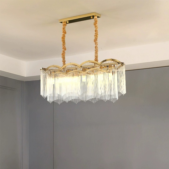 Люстра подвесная, медь, стекло, AUTURK 95*35, металл, Е14.