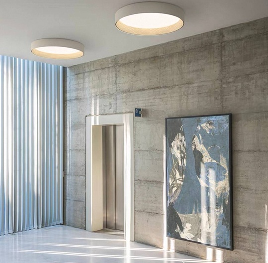 Потолочный светильник белый Elystran, металл, 73*13 см, светодиодная, LED