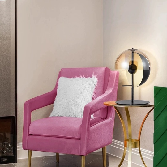 Настольная лампа FLOSS 30*51,  черный, металл.