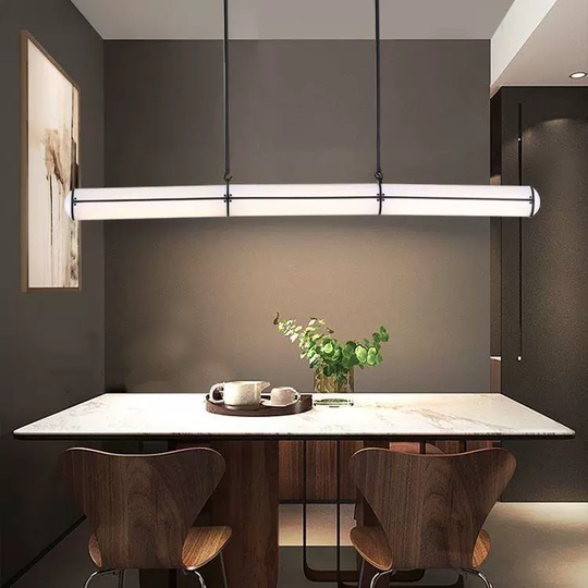 Светильник подвесной, черный, Elurix, металл, 150*10 см, светодиодная, LED