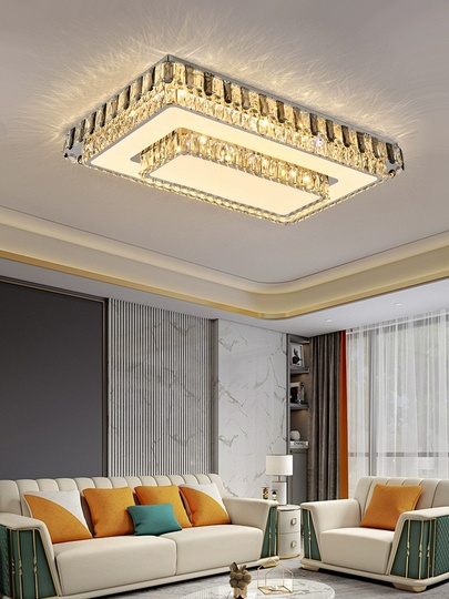 Потолочный светильник, хром, кристалл, MATILDA 110*80 металл, LED.