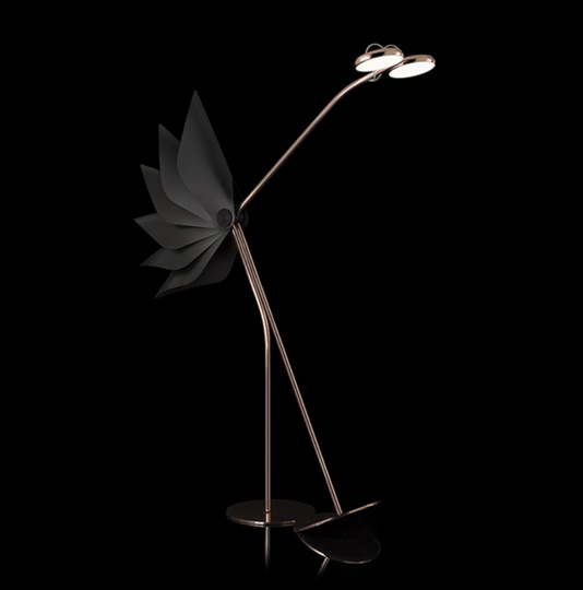 Напольный светильник стилизованный под птицу STRUTS, LED, 10 Вт