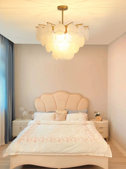 Люстра подвесная, медный, ПММА, LUXURIOUS 65*48, металл, E14.