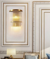 Настенный светильник JIMMY, бра 25*43, золотой, металл, Е14.