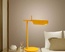Настольная лампа AMALIA 30*40, желтая, металл, G9.