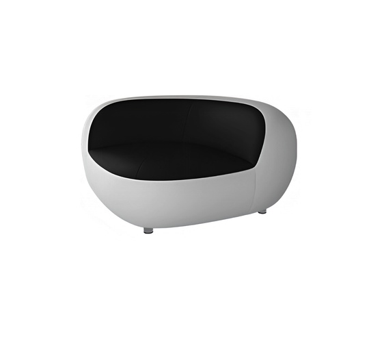 Кресло Chair Reposo, белый с черным, 102*66