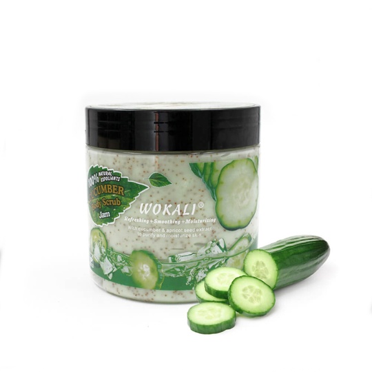 Скраб для тела Wokali с экстрактом огурца 500 мл