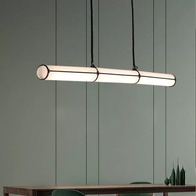 Светильник подвесной, черный, Elurix, металл, 128*10 см, светодиодная, LED