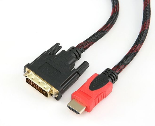 Кабель HDMI-DVI Jia Texing 24+1( 0.3 м)
