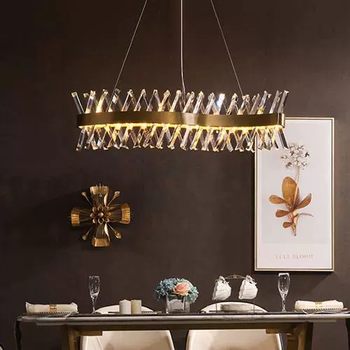 Люстра подвесная, медный, стекло, STYLISH 100*30, металл, LED.