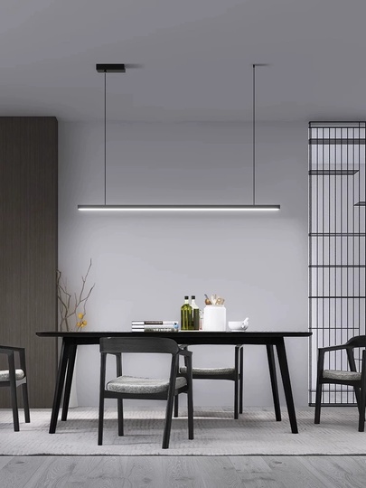 Люстра черная Lumis, металл, 140*200 см, светодиодная, LED