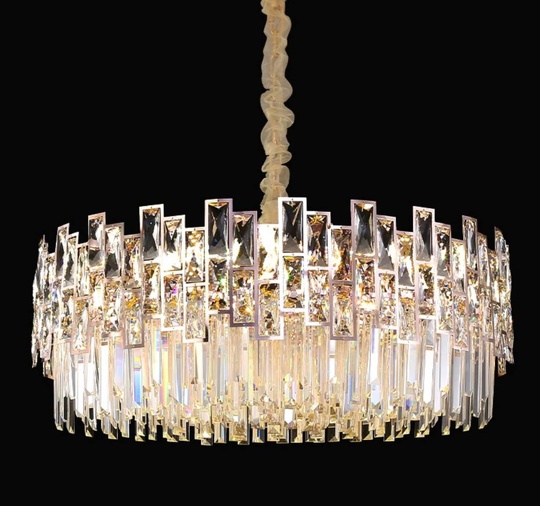 Люстра BACI 100*30 золото, стекло, металл, Е14.