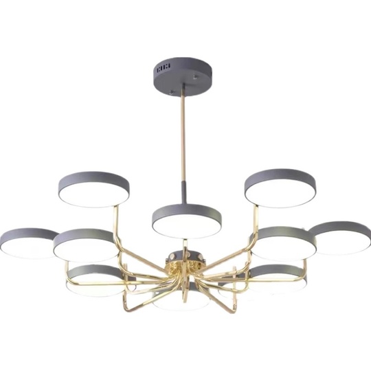 Подвесной светильник MAI HE MAI серый, 112 см. TAVIS - подвесная люстра, LED, 150 Вт