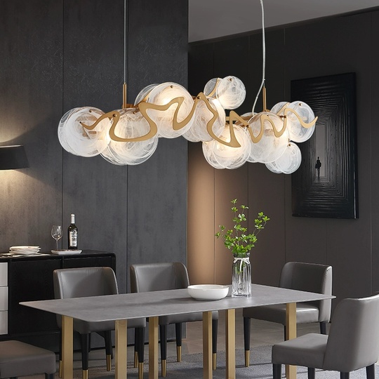 Люстра подвесная, медный, стекло, CORDIALITY 105*40, металл, E14.