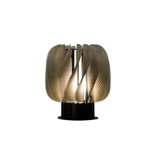 Настольная лампа DARK FLOWER 30*25, черный, коричневый, смола