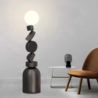 Торшер черный Ethralo, 35*35*140 см, LED, , металл, 10 Вт