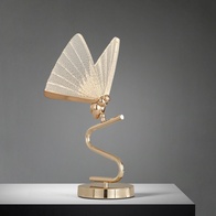 Настольная лампа бабочка BUTTERFLY, прозрачный