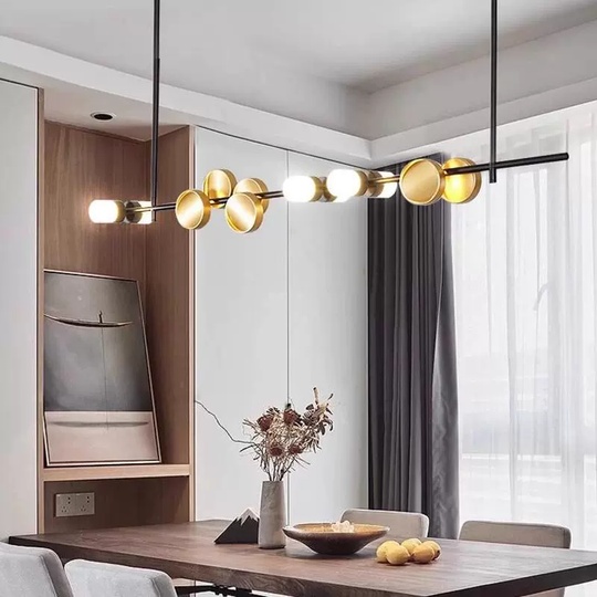 Люстра черная Love, металл, 160*100 см, светодиодная, LED