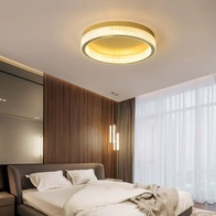 Потолочный светильник, медь, ПММА, ALEX 60*8 металл, LED.