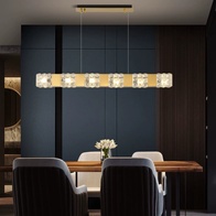 Светильник подвесной медный Ebrioux, медь, трос 100 см, 100*10 см, G9