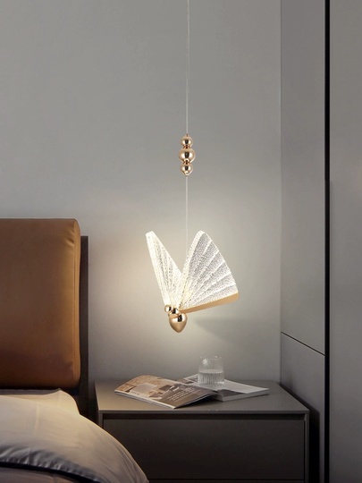 Подвесной светильник золотой Entrosic, металл, 23*18 см, LED