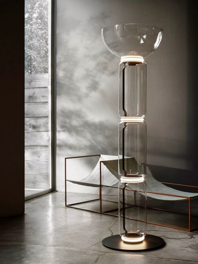 Торшер черный Elvoro, 40*40*117 см, LED, металл, 20 Вт