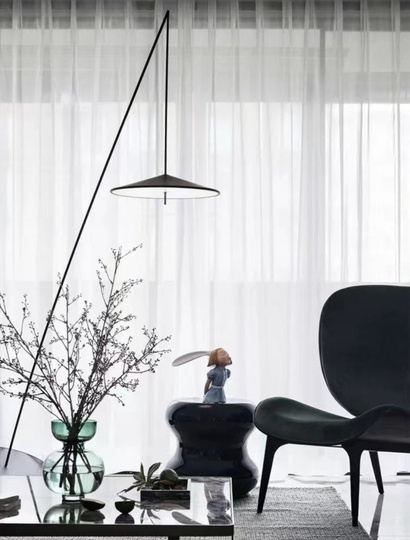 Напольный светильник черный CANULA, LED, 20 Вт