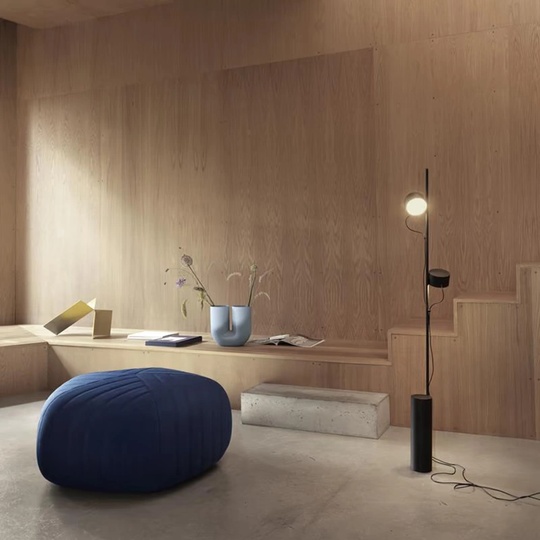 Торшер черный Elypta, 22*136 см, LED, металл, 7 Вт