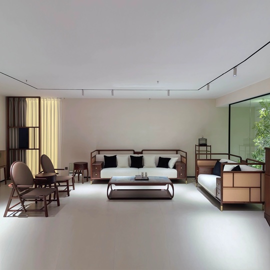 Прямой диван Amanda темный орех, ткань, 250*85*90 см