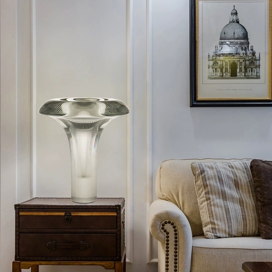 Настольная лампа, песочная TINA 33*43, акрил, стекло