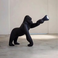 Напольный светильник - Торшер Кинг Конг чёрный. KONG 1,8 м, LED, 5 Вт