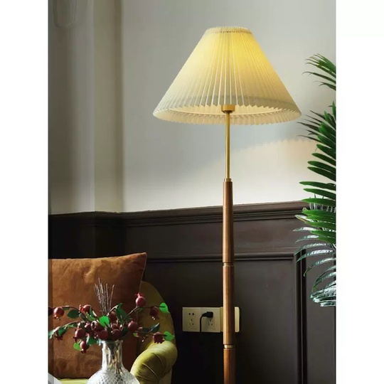 Торшер орех Elythra, 45*45*150 см, светодиодный, Е27, металл, 14 Вт