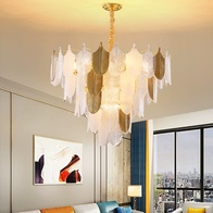 Люстра подвесная, медь, стекло, GUNCICEK 80*60, металл, Е14.