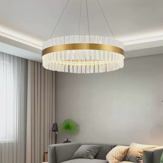 Люстра подвесная, медный, стекло, DECORATIVE 100*18, металл, LED.