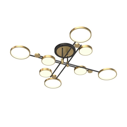 Люстра золотая Aerelix, металл, 120*21 см, светодиодная, LED