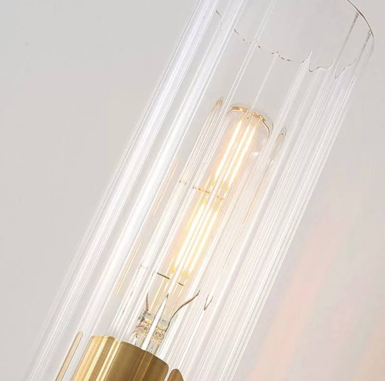 Настенный светильник DON, бра 12*40, бронза, металл, Е27.