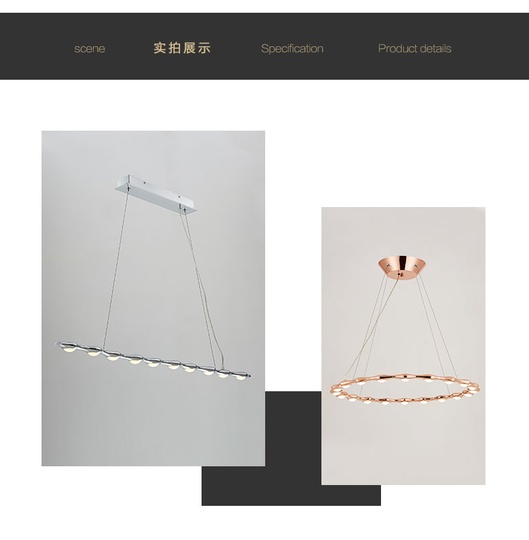 Дизайнерский светильник белый 150*100 см, светодиодный, LED, железо, алюминий