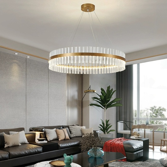 Люстра подвесная, медный, стекло, DECORATIVE 40*18, металл, LED.