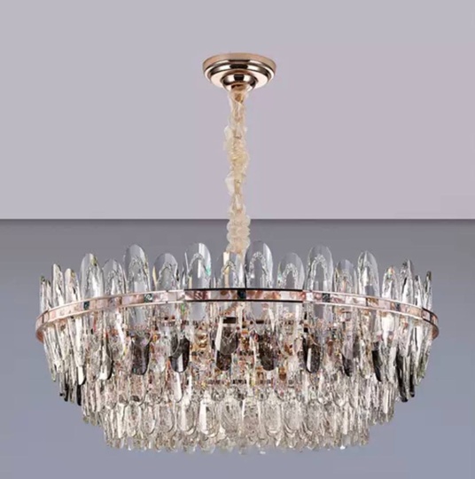 Подвесной светильник MIRAC 55*29, золотой, стекло, металл,  Е14.