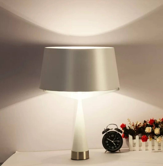 Настольная лампа AUSTEN 24*40, белый, металл, Е27.