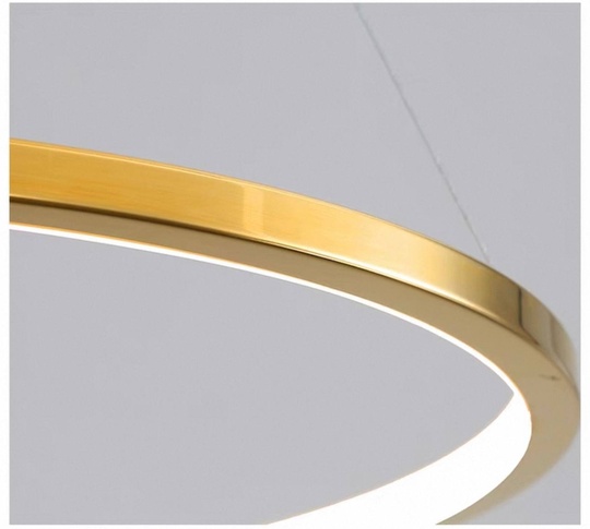 Люстра подвесная, медь, ПММА, WILLOW 120*2 металл, LED.