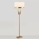 Торшер, золото, Glow, 45*45*165 см, светодиодный, Е27, металл, 15 Вт