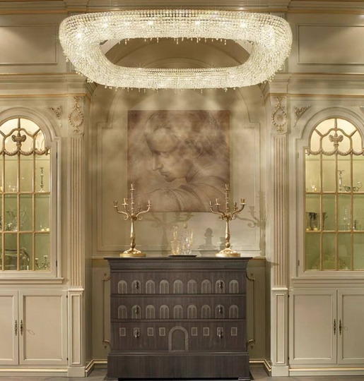 Люстра подвесная, серебро, хрусталь, SUSAN 80*80*25 металл, G9.