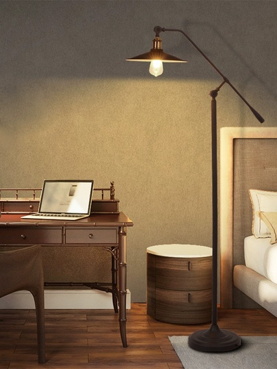 Торшер, черный Galaxy 30*168, светодиодный, E27, металл