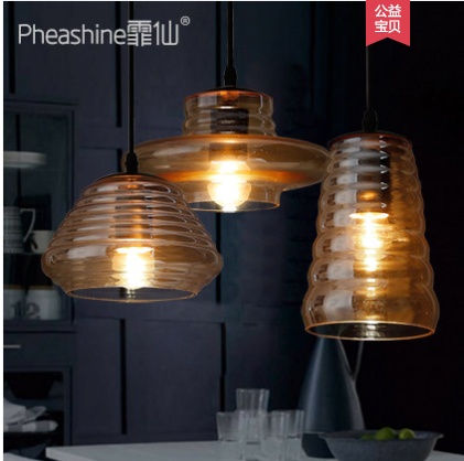 Дизайнерские светильники e14 19*13 см, led, e14, стекло, стекло, потолочный