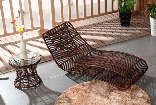 Шезлонг из ротанга Leaf sun